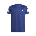 Abbigliamento adidas adidas Club 3 Stripes Maglietta Bambini-Blu Scuro