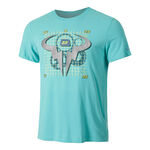 Abbigliamento Nike Nike Dri-Fit RN OC Maglietta Uomini-Turchese,Multicolore