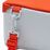 Shoe Box Bag orange/white