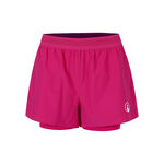 Abbigliamento Quiet Please Quiet Please Create Rematch 2in1 Pantaloncini Donna-Rosa