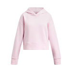 Abbigliamento Under Armour Under Armour Rival Fleece Felpa Con Cappuccio Ragazze-Rosa