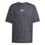 Abbigliamento adidas adidas GFX Glob Maglietta Uomini - grigio scuro, 