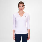 Abbigliamento BIDI BADU Crew V-Neck Longsleeve
