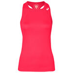 Abbigliamento ASICS ASICS Club Canottiera Donna-Corallo,Bianco