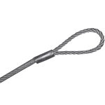 Strumenti per campi da tennis Tegra Tegra Fune D'acciaio-Argento