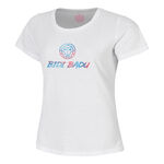 Abbigliamento BIDI BADU BIDI BADU Logo Chill Maglietta Donna-bianco