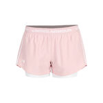 Abbigliamento Under Armour Under Armour Tech Play Up 2in1 Pantaloncino Attillato Donna-Rosa