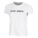 Abbigliamento BIDI BADU BIDI BADU Protected Leafs Chill Maglietta Donna-Bianco