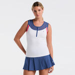Abbigliamento Original Penguin Original Penguin Colorblock Canottiera Donna-Bianco,Blu