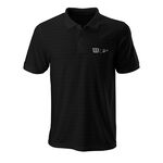 Abbigliamento Wilson Wilson Bela Stripe II Polo Uomini-Nero