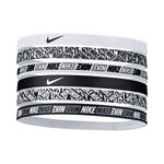 Abbigliamento Nike Nike Printed Fascia Per Capelli Confezione Da 6-Bianco,Nero