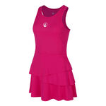 Abbigliamento Quiet Please Quiet Please Create Flounce Abito Donna-Rosa,Bianco