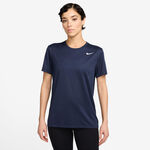 Abbigliamento Nike Nike Dri-Fit Maglietta Donna-Blu Scuro