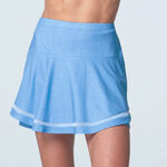 Abbigliamento Lucky in Love Lucky in Love Linen Play Gonna Donna-Blu,Multicolore