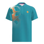 Abbigliamento BIDI BADU BIDI BADU Melbourne 2025 Polo Uomini-Color Petrolio,Arancione