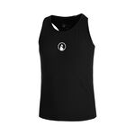 Abbigliamento da tennis Quiet Please Quiet Please Racerback Canottiera Ragazze-Nero,Bianco