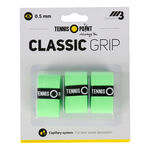 Overgrip Tennis-Point Classic Grip weiß 3er