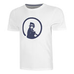 Abbigliamento Quiet Please Quiet Please Trainings Maglietta Uomini-Bianco,Blu Scuro