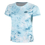 Abbigliamento Lotto Lotto Tech IV D2 Maglietta Donna-Blu Chiaro