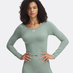 Abbigliamento Under Armour Under Armour Vanish Seamless Manica Lunga Donna-Verde