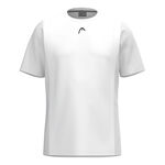 Abbigliamento HEAD HEAD Club 25 Tech Maglietta Uomini-Bianco