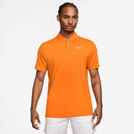 Abbigliamento da tennis Nike Nike Dri-Fit Victory Court Solid Polo Uomini - arancione, bianco