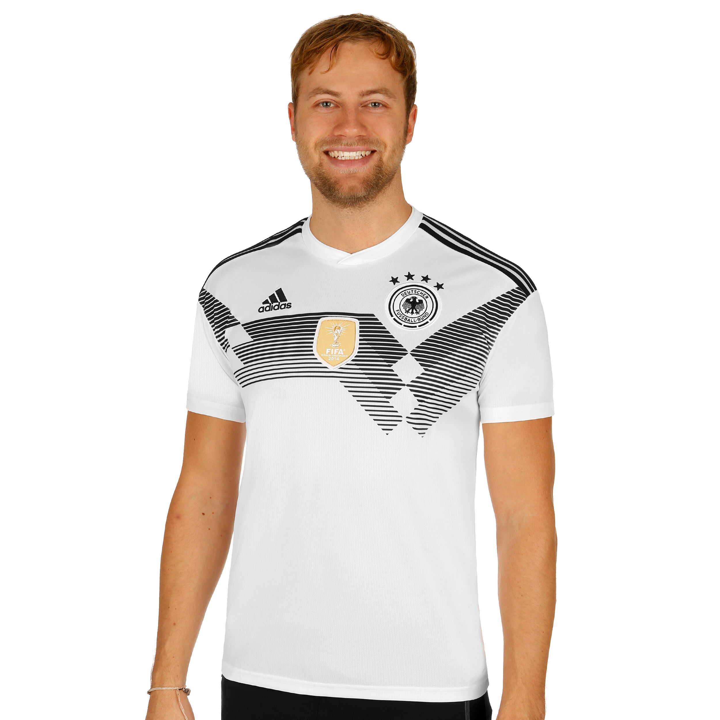 DFB WM 2018 Maglietta Uomini Bianco Nero