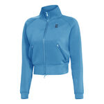 Abbigliamento Nike Nike Court Dri-Fit Heritage Giacca Da Allenamento Donna-Blu Chiaro