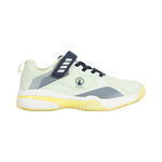 Scarpe da tennis Quiet Please Quiet Please Match Velcro Clay Scarpa Per Terra Rossa Bambini-Lime,Giallo