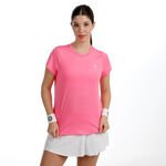 Abbigliamento da tennis BIDI BADU BIDI BADU Crew 2.0 Maglietta Donna-rosa