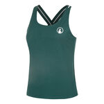 Abbigliamento da tennis Quiet Please Quiet Please Serve & Volley Canottiera Donna-verde