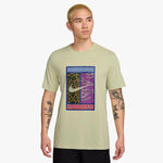 Abbigliamento Nike Nike Court Dri-Fit Court Maglietta Uomini-Salvia,Multicolore