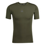 Abbigliamento adidas adidas TF Maglietta Uomini-verde scuro