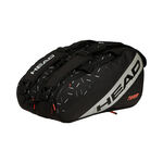 HEAD HEAD Team Padel Bag L Borsa Per Racchetta Da Padel-Nero,Argento