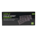 Accessori fitness TOOLZ TOOLZ Wrist/Ankle Weight 2kg-2pcs Polsini Con Pesi-Nero