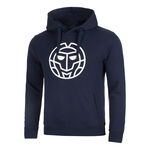 Abbigliamento BIDI BADU BIDI BADU Crew Logo Felpa Con Cappuccio Uomini-Blu Scuro