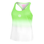 Abbigliamento BIDI BADU BIDI BADU Crew Gradiant Canottiera Donna-Verde Neon,Bianco