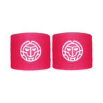 Abbigliamento da tennis BIDI BADU BIDI BADU Kurz Polsino Anti Sudore-Rosa