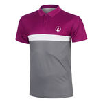 Abbigliamento Quiet Please Quiet Please Crush Tournament Block Polo Uomini - berry, bianco