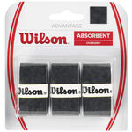 Overgrip Wilson Advantage Overgrip 3er schwarz