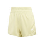 Abbigliamento adidas adidas Pacer Knit High 3in Pantaloncini Donna-Giallo