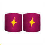Abbigliamento Starvie 2 Wristbands - purple/yellow