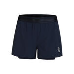 Abbigliamento Quiet Please Quiet Please Point 2in1 Pantaloncini Donna-Blu Scuro