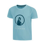 Abbigliamento Quiet Please Quiet Please Create Trainings Maglietta Ragazzi-Blu Chiaro,Multicolore