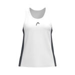 Abbigliamento HEAD HEAD Canottiera Ragazze-Blu Scuro,Bianco