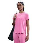 Abbigliamento Nike Nike One Classic Dri-Fit Maglietta Donna-Rosa
