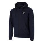 Abbigliamento Quiet Please Quiet Please Essential Zip Felpa Uomini - blu scuro, 