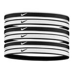Abbigliamento Nike Nike Swoosh Sport Tipped Fascia Per Capelli Confezione Da 6-Bianco,Nero