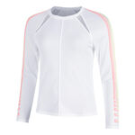 Abbigliamento Lucky in Love Lucky in Love Sunset Spin Manica Lunga Donna-Bianco,Arancione