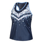 Abbigliamento Lucky in Love Lucky in Love Forget Me Not With Bra Canottiera Donna-Blu Scuro,Bianco